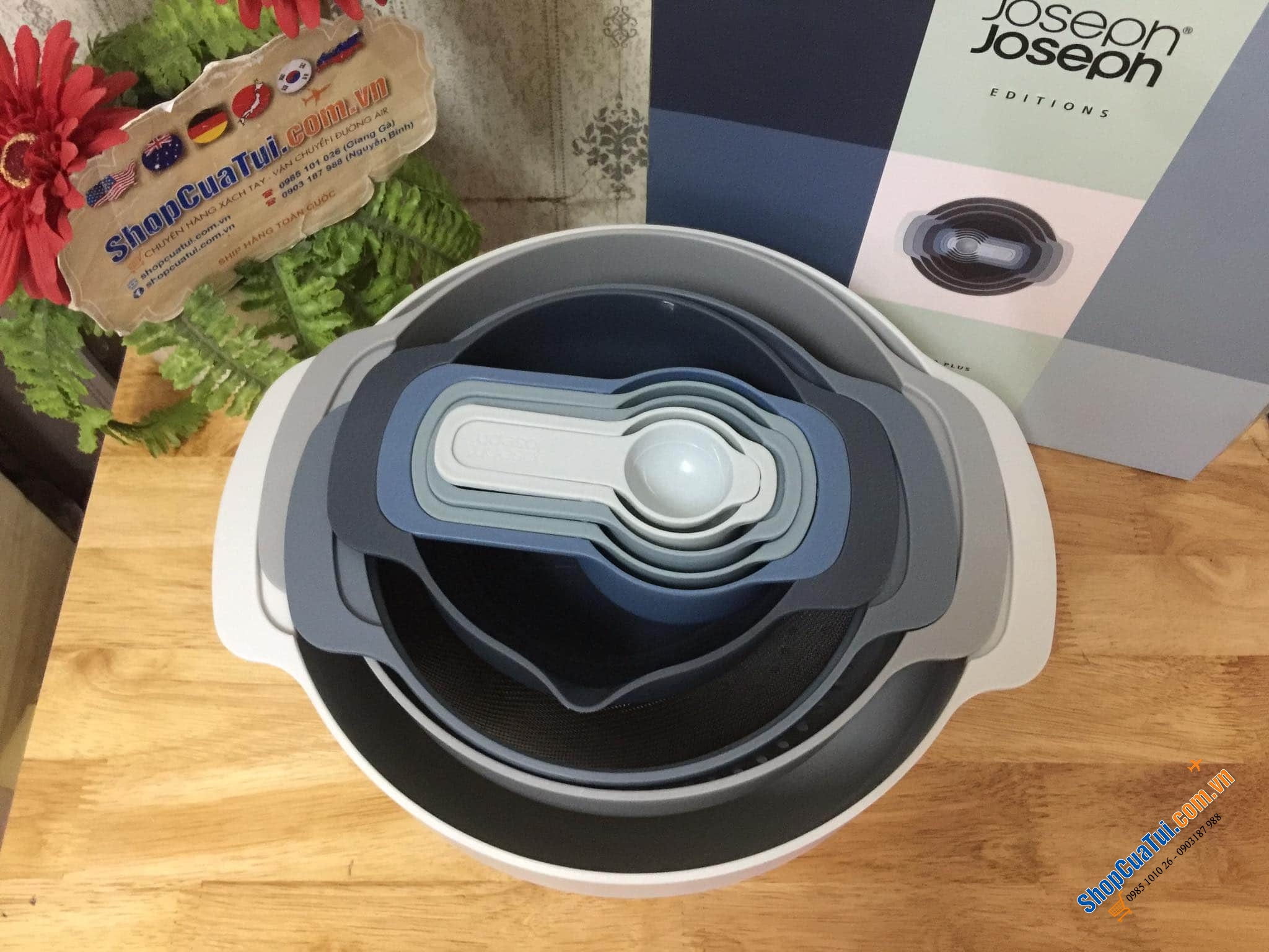 Set âu làm bếp đa năng Joseph Joseph.