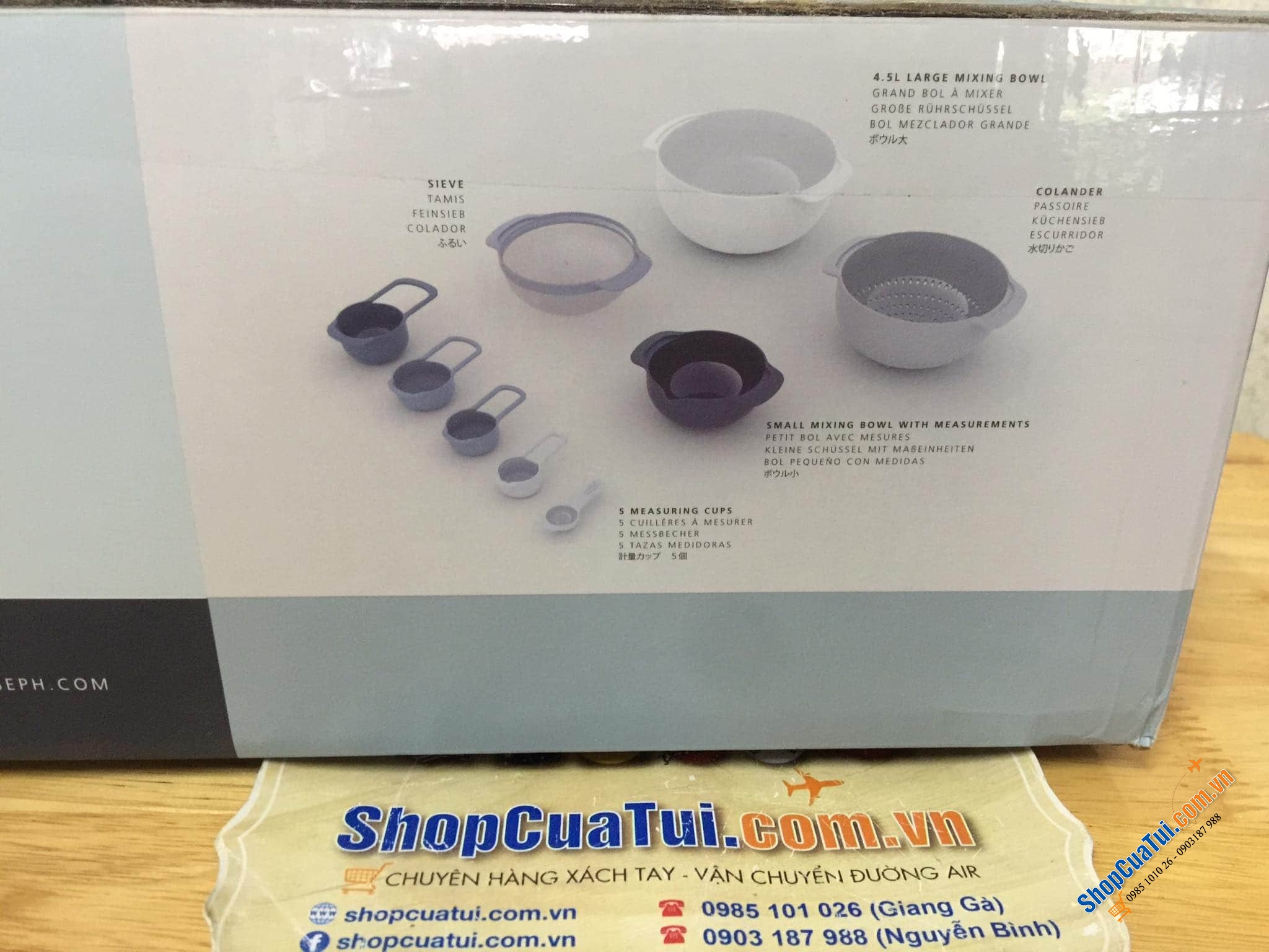 Set âu làm bếp đa năng Joseph Joseph.