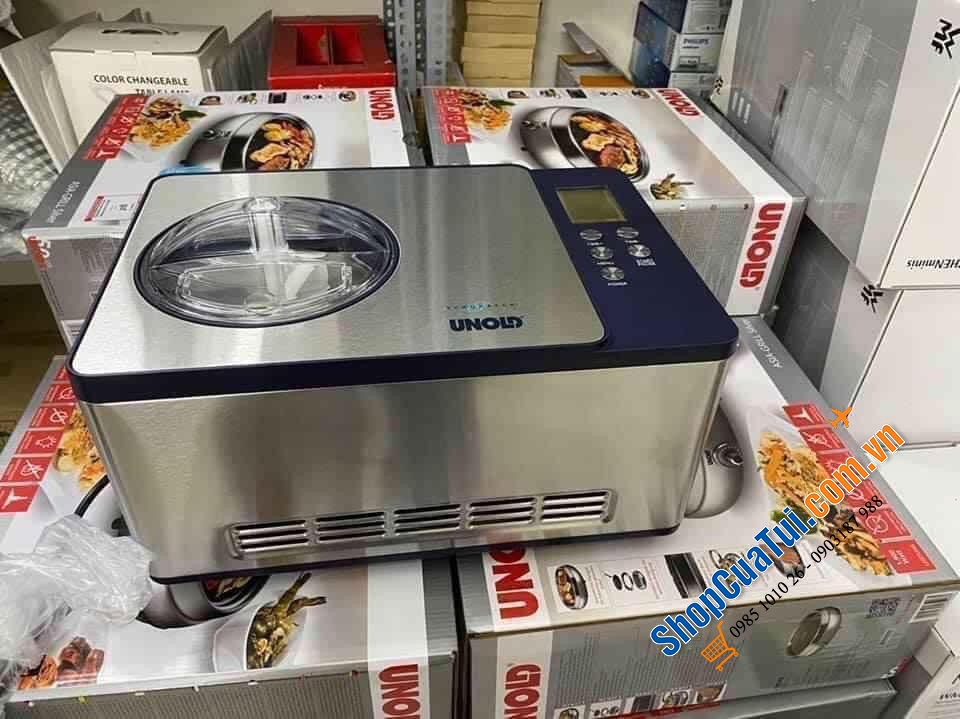 Máy làm kem UNOLD 48818 LÀM LẠNH TỰ ĐỘNG TRỰC TIẾP- Xứng đáng là máy làm kem gia đình số 1