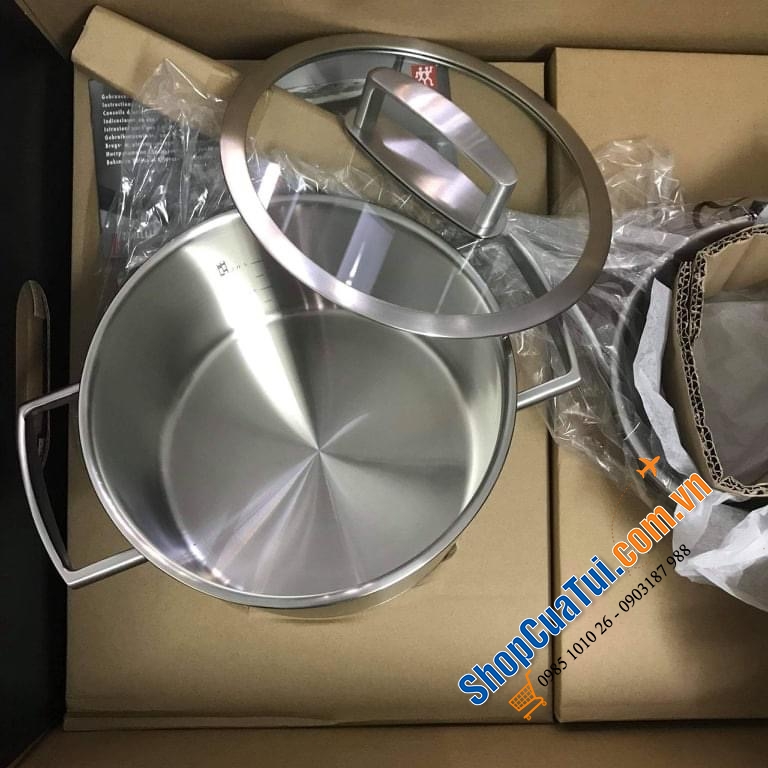 BỘ NỒI ZWILLING VITALITY 5 MÓN VUNG KÍNH - Khoẻ khoắn, hiện đại