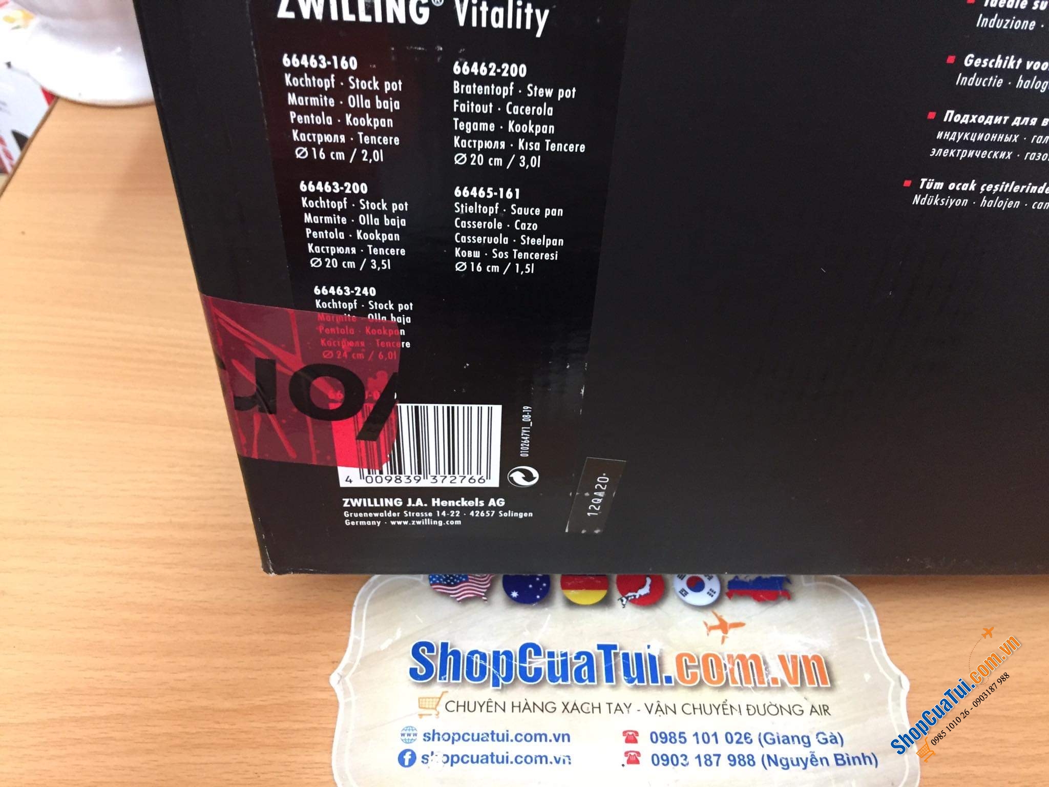 BỘ NỒI ZWILLING VITALITY 5 MÓN VUNG KÍNH - Khoẻ khoắn, hiện đại