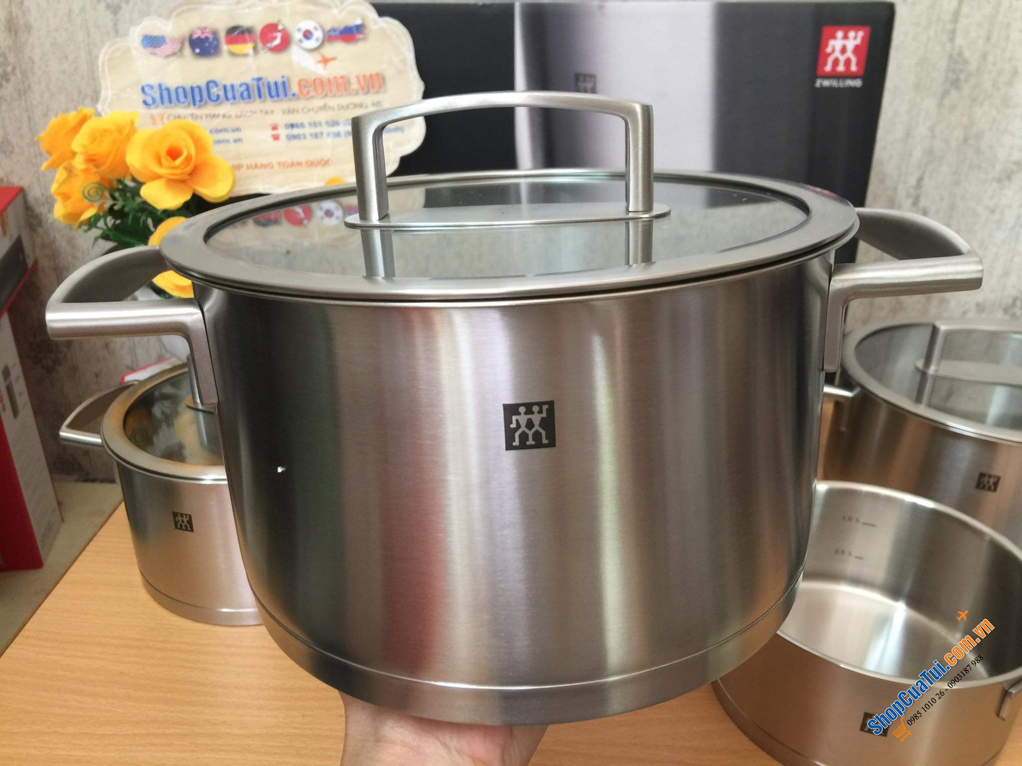 BỘ NỒI ZWILLING VITALITY 5 MÓN VUNG KÍNH - Khoẻ khoắn, hiện đại