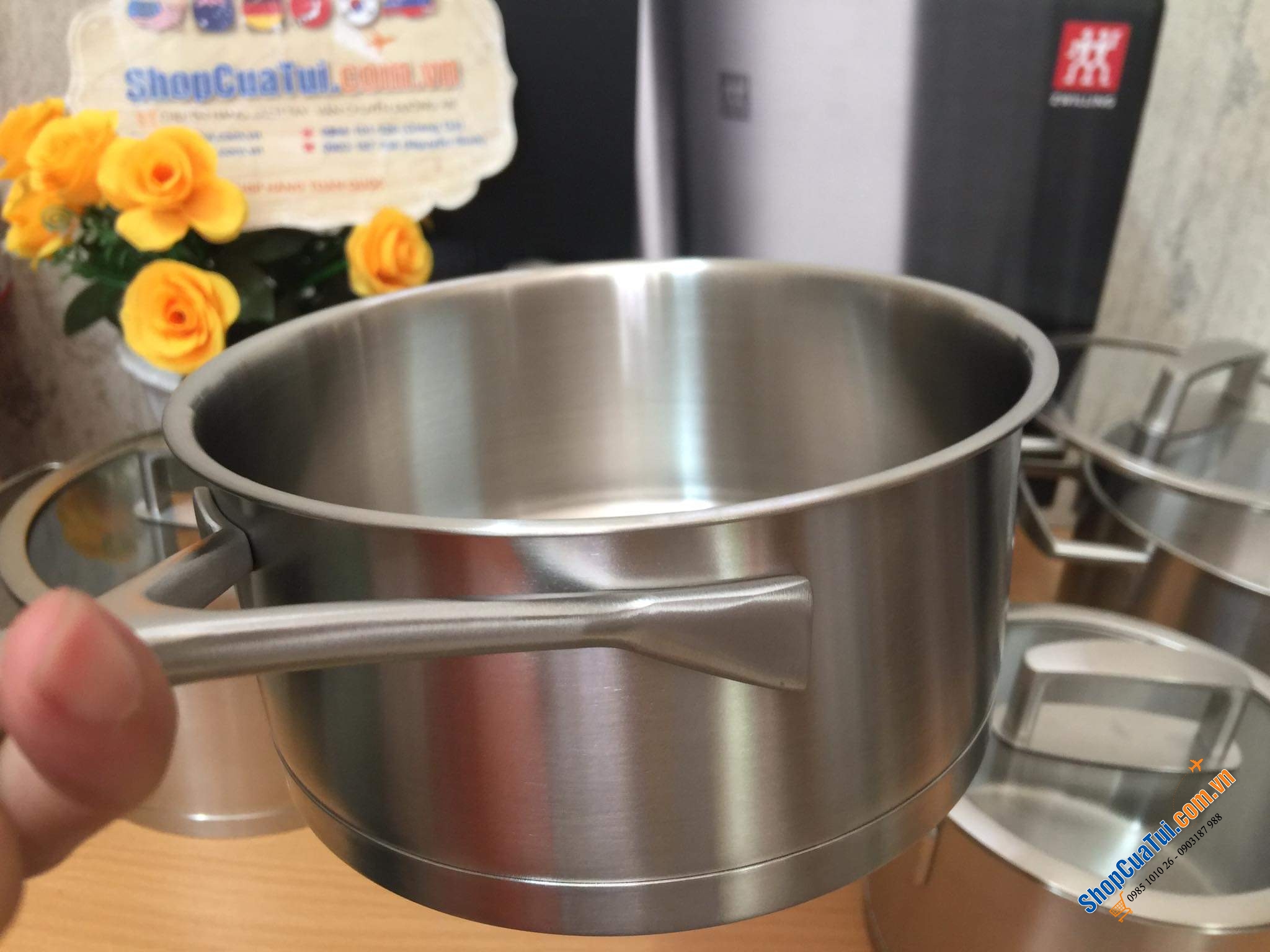 BỘ NỒI ZWILLING VITALITY 5 MÓN VUNG KÍNH - Khoẻ khoắn, hiện đại