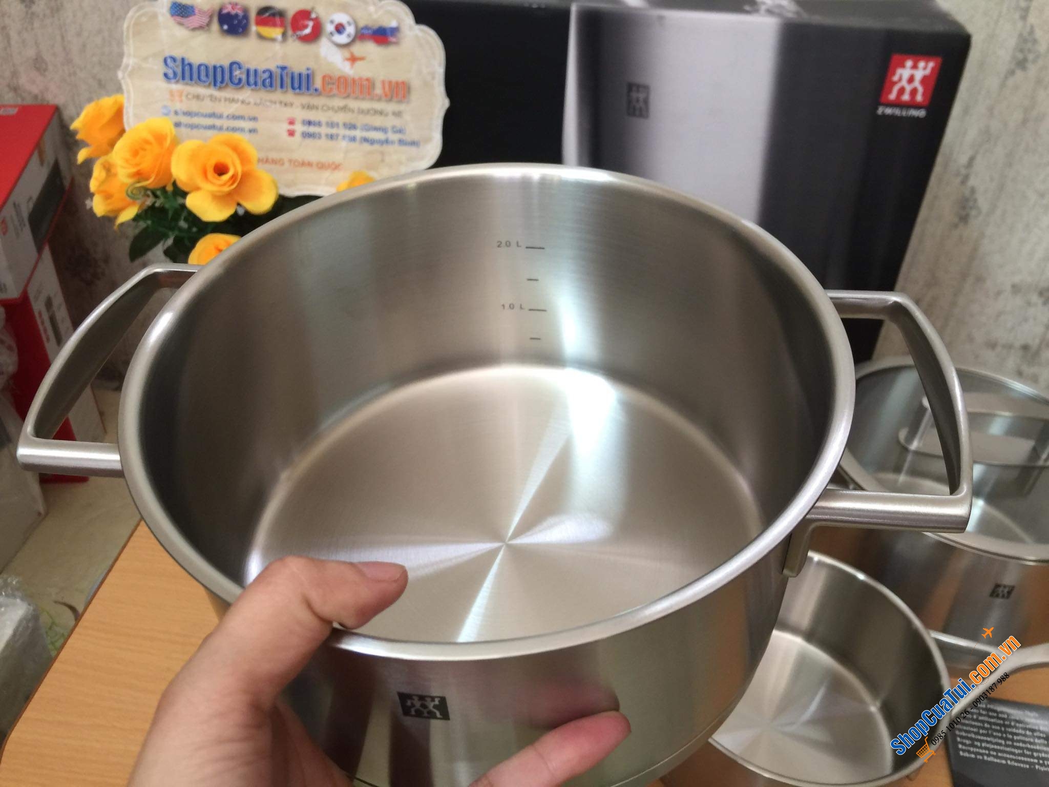 BỘ NỒI ZWILLING VITALITY 5 MÓN VUNG KÍNH - Khoẻ khoắn, hiện đại