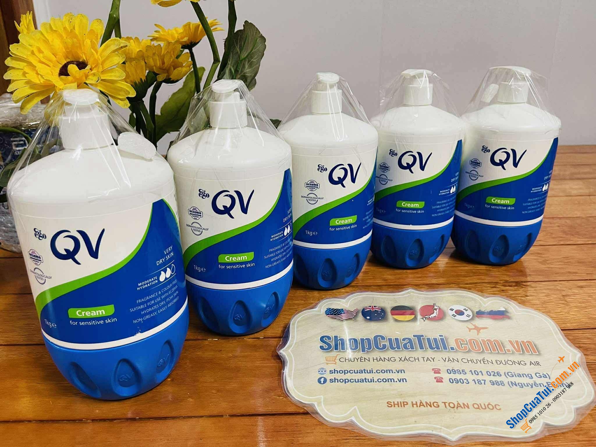 Kem dưỡng đặc trị da khô và vảy nến Ego QV Moisturising Cream 1Kg
