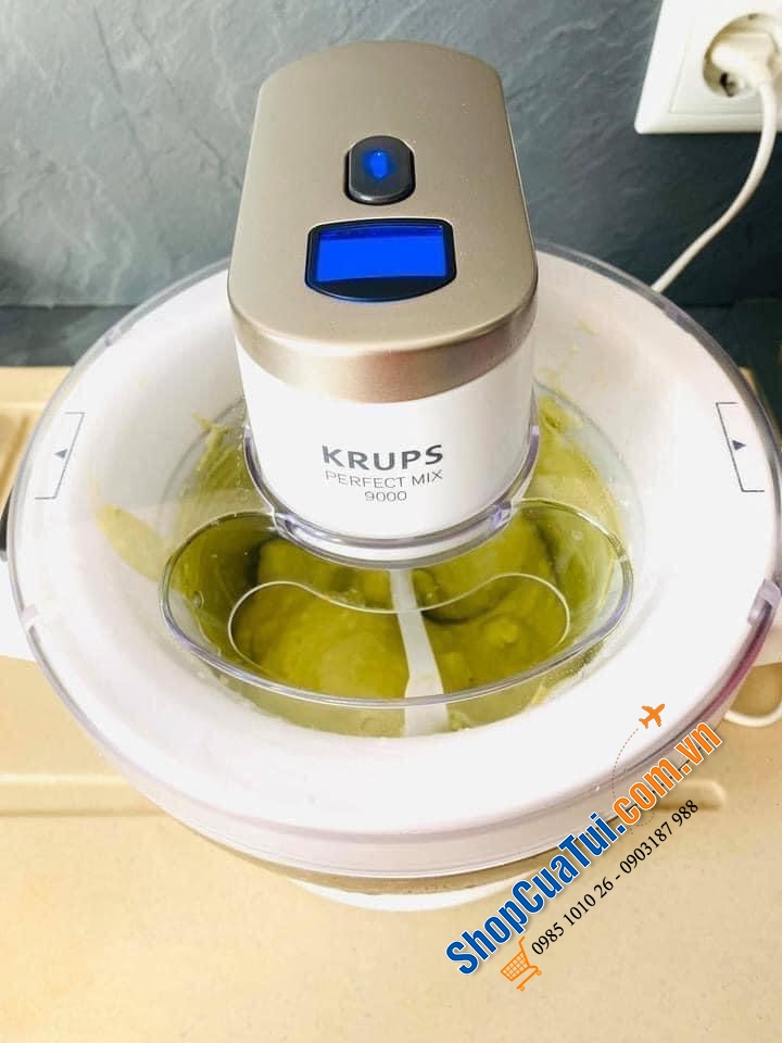 MÁY LÀM KEM KRUPS PERFECT làm được 1kg kem/lần