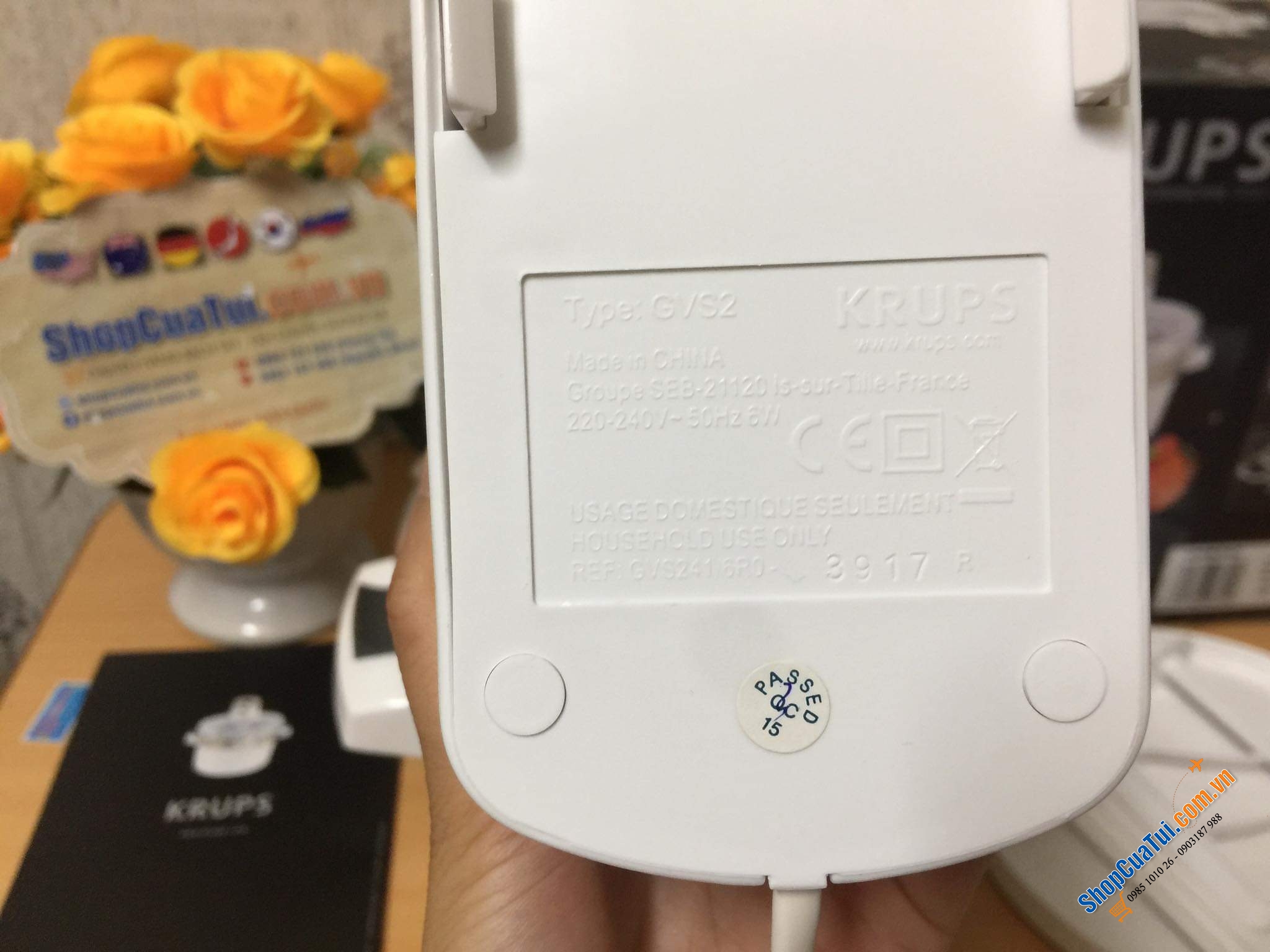MÁY LÀM KEM KRUPS PERFECT làm được 1kg kem/lần