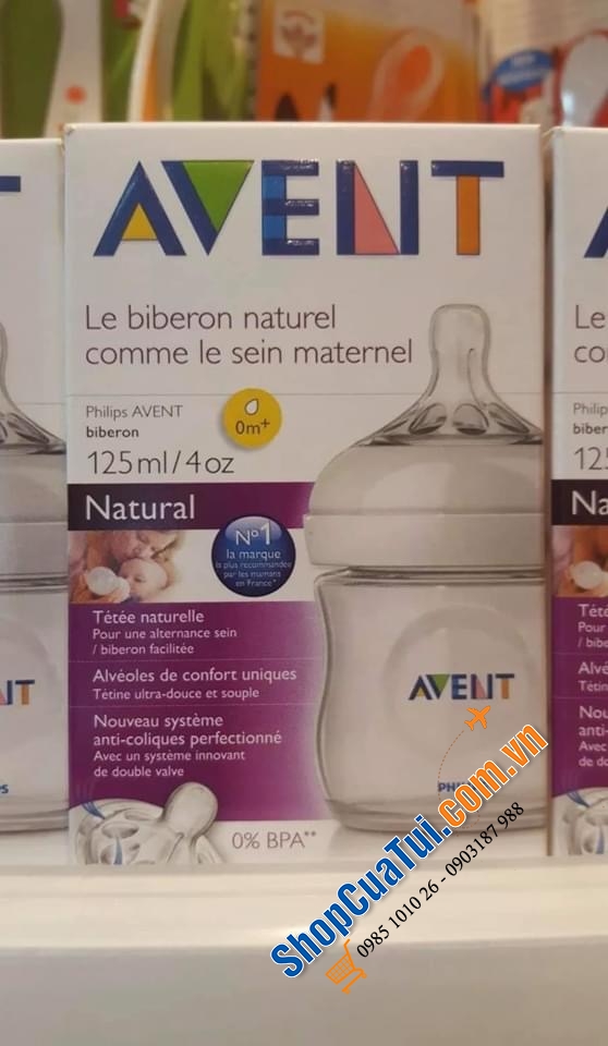 SET 6 BÌNH SỮA PHILIPS AVENT NATURNAH 125 ML.