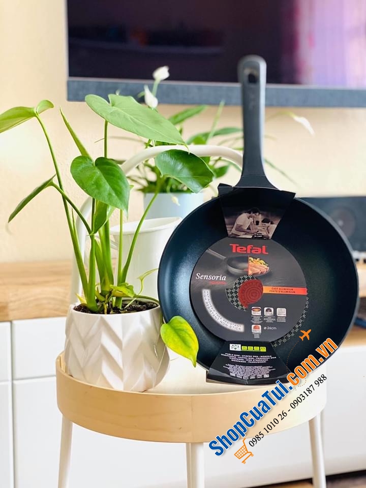 CHẢO XÀO - RÁN SÂU LÒNG TEFAL SENSORITA 26 CM.