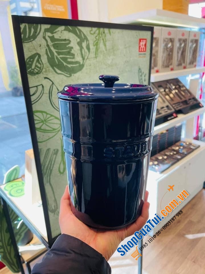 HŨ GỐM STAUB 1 LIT - PHI 12 CM.