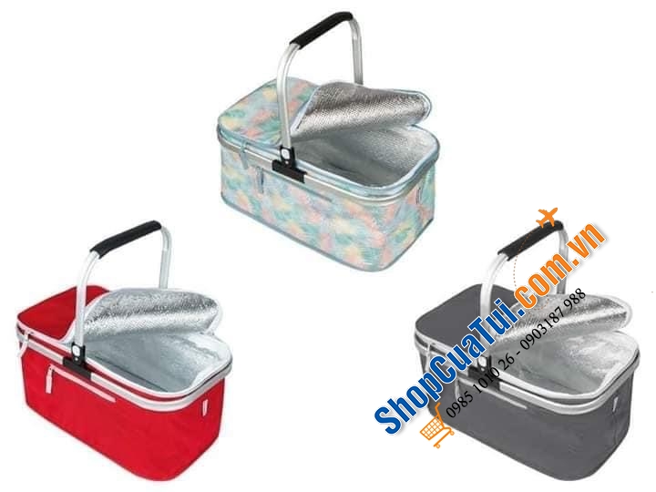 GIỎ GIỮ LẠNH TOPMOVE - hàng nội địa Đức - dung tích 24 lít. Màu đỏ, màu xang