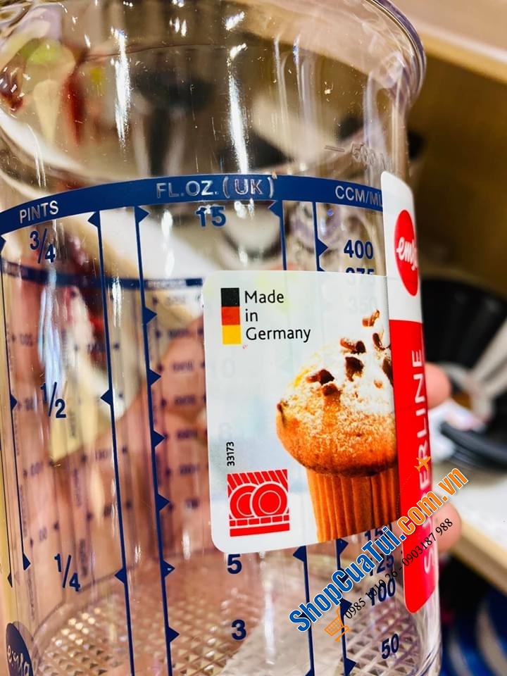 CỐC ĐO THỂ TÍCH - TRỌNG LƯỢNG EMSA - MADE IN GERMANY.