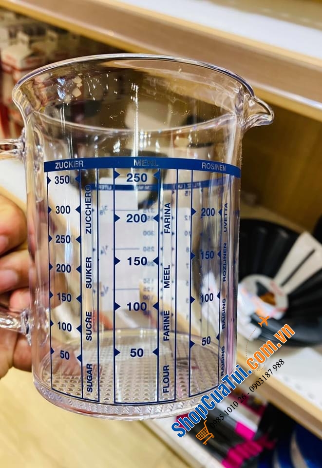 CỐC ĐO THỂ TÍCH - TRỌNG LƯỢNG EMSA - MADE IN GERMANY.