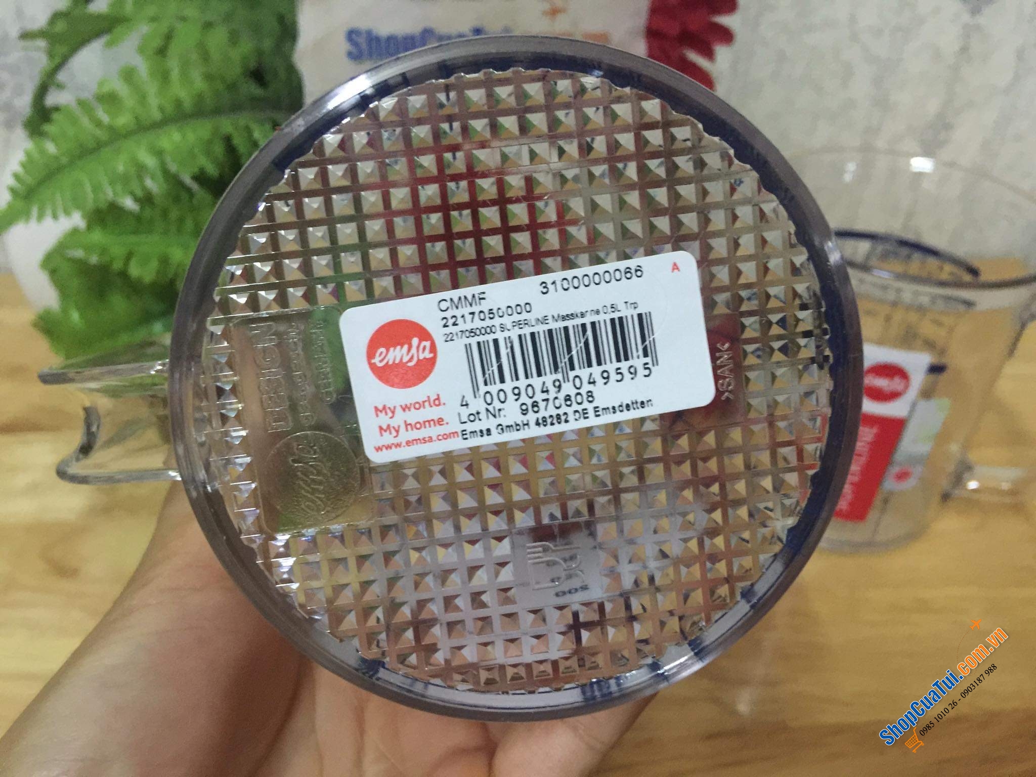 CỐC ĐO THỂ TÍCH - TRỌNG LƯỢNG EMSA - MADE IN GERMANY.