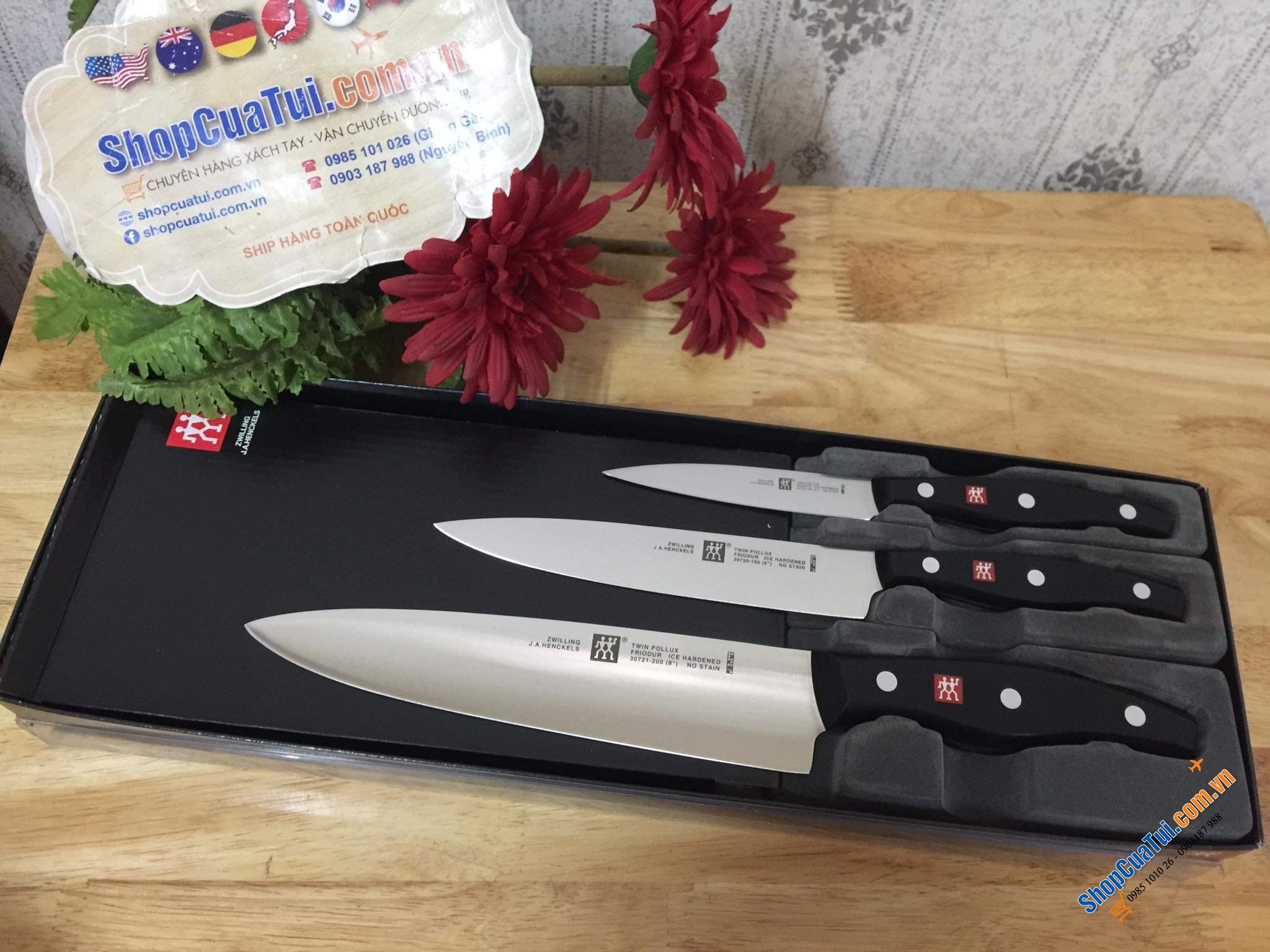 Set 3 dao Zwilling Twin Pollux