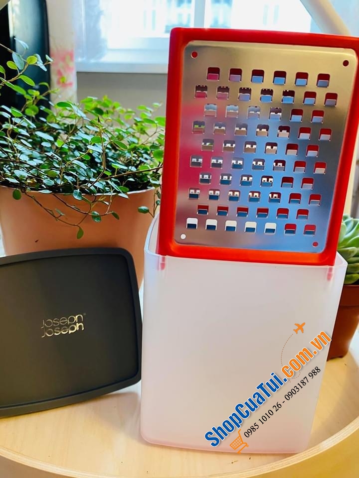 HỘP NẠO 2 MẶT JOSEPH JOSEPH DUO ĐỎ.
