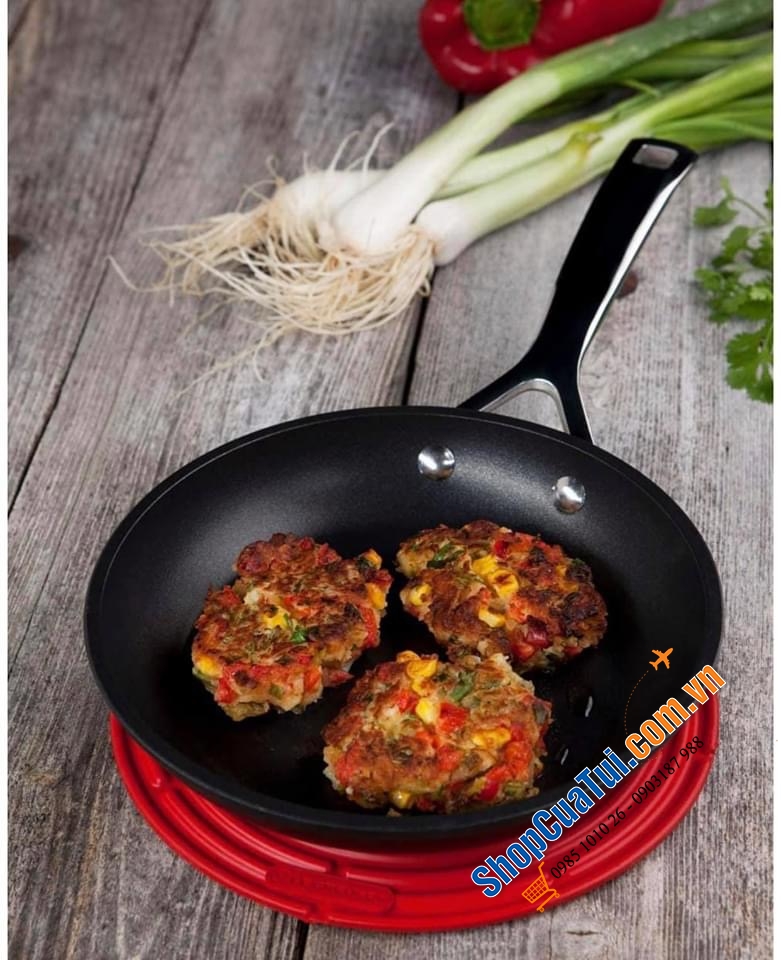 LÓT NỒI SILICON LE CREUSET - Màu Đỏ, cam, đen, hồng, xanh blue, xanh cổ vịt