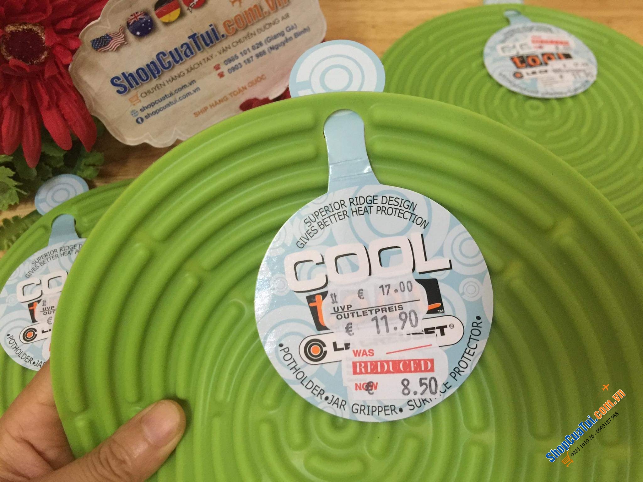 LÓT NỒI SILICON LE CREUSET - Màu Đỏ, cam, đen, hồng, xanh blue, xanh cổ vịt