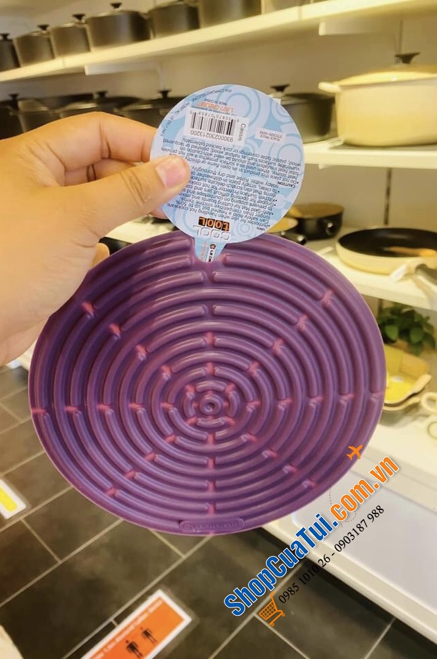 LÓT NỒI SILICON LE CREUSET - Màu Đỏ, cam, đen, hồng, xanh blue, xanh cổ vịt