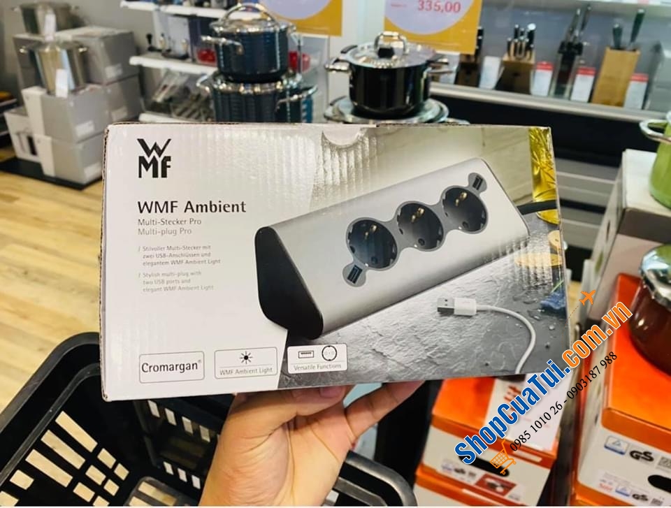 Ổ CẮM ĐIỆN - USB CÓ ĐÈN LED WMF.