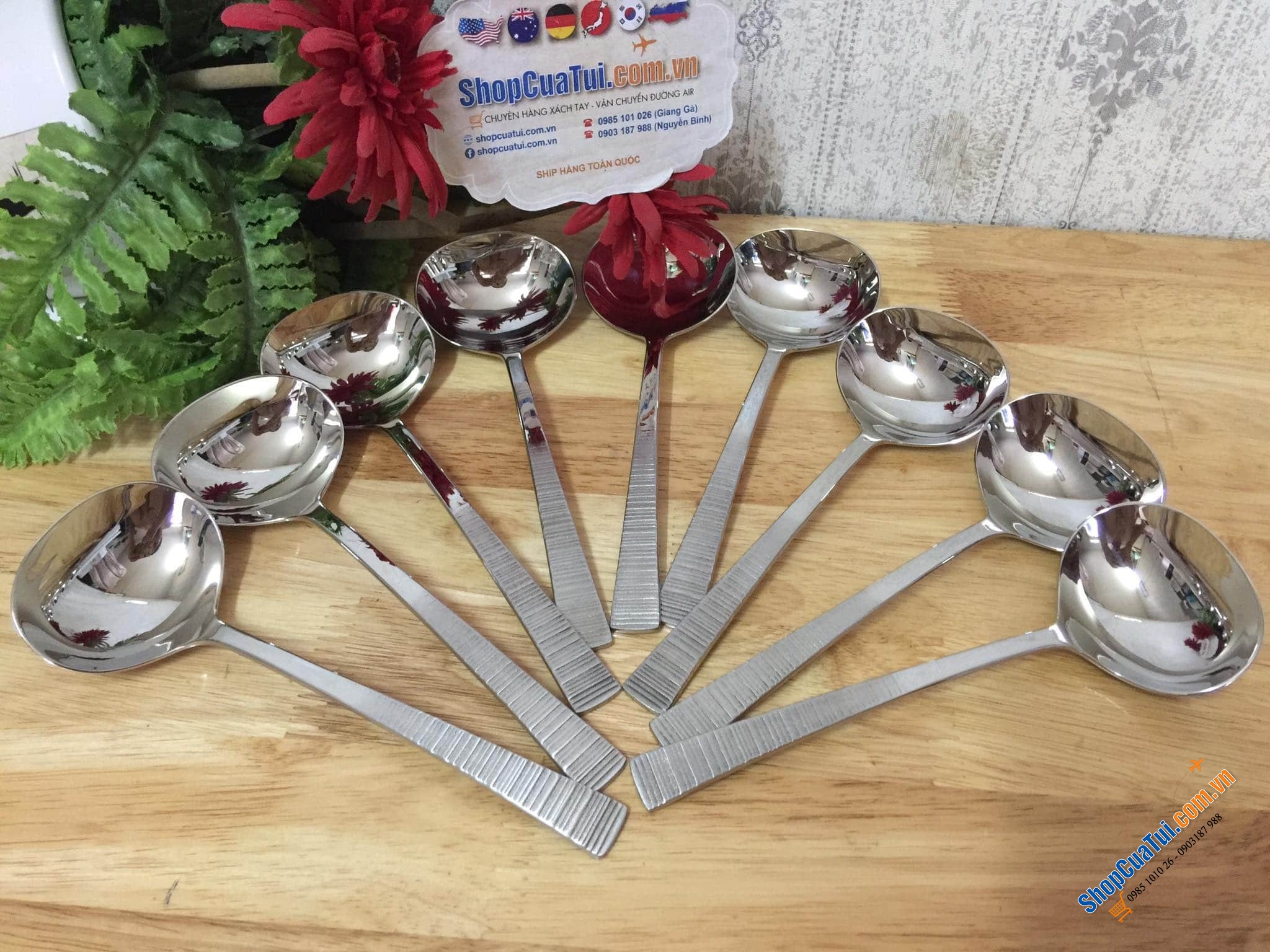 THÌA MÚC SỐT - NƯỚC CHẤM ZWILLING. - CÁN VÂN