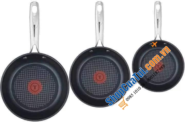 Set 3 chảo  Tefal Duetto 20-24-28cm