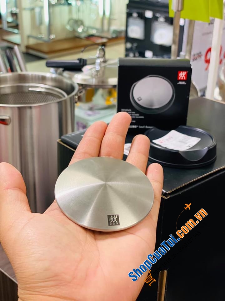 XÀ PHÒNG RỬA TAY KIM LOẠI ZWILLING KÈM ĐẾ.