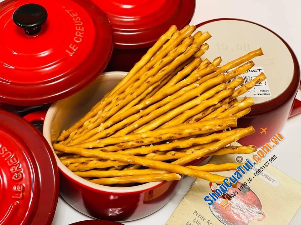 Set 4 Nồi mini của Le Creuset 10cm màu đỏ đô cực kỳ độc đáo