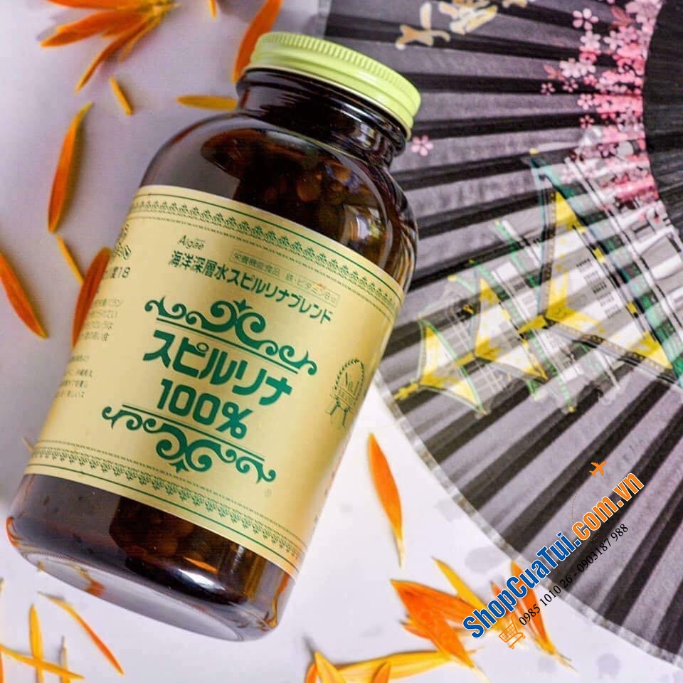 TẢO XOẮN SPIRULINA_HÀNG NỘI ĐỊA NHẬT BẢN