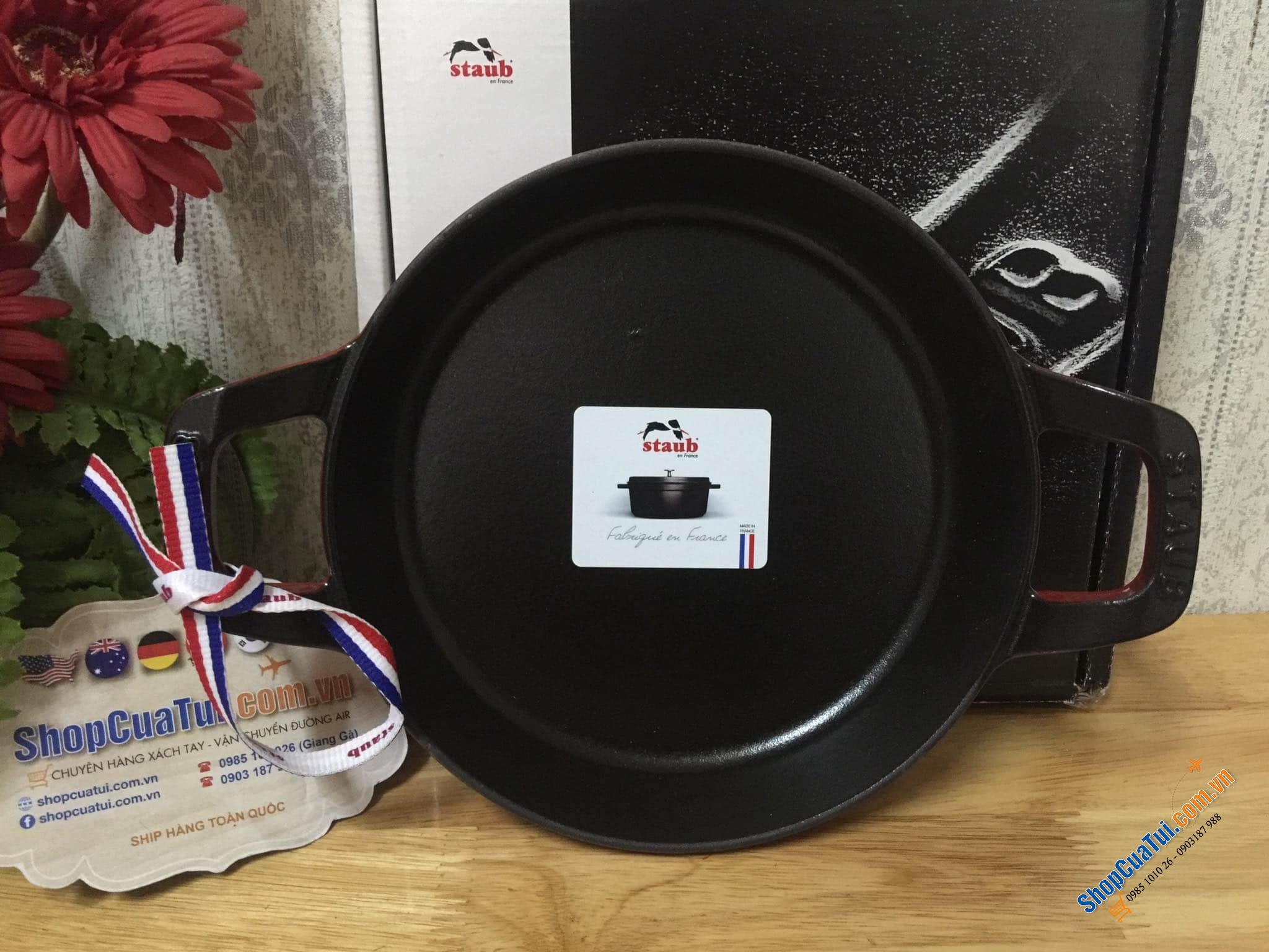 CHẢO STAUB- KHAY NƯỚNG BỎ LÒ 16 CM.
