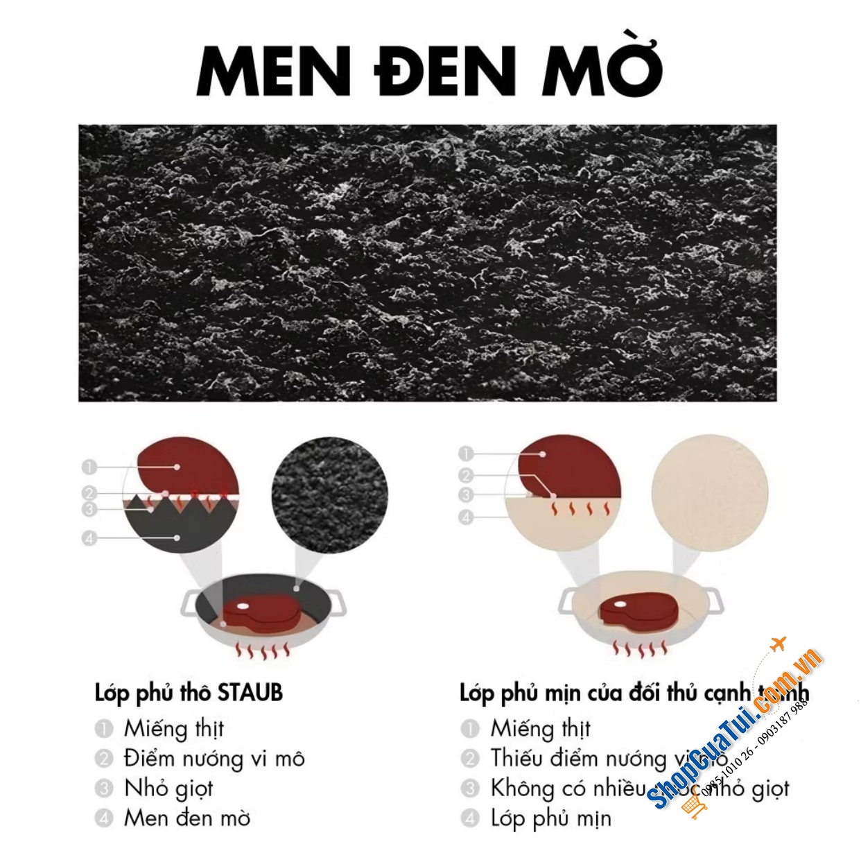NỒI GANG STAUB CREAM XÁM 22 CM - HIẾM SALE - Màu WHITE TRUFFLE.