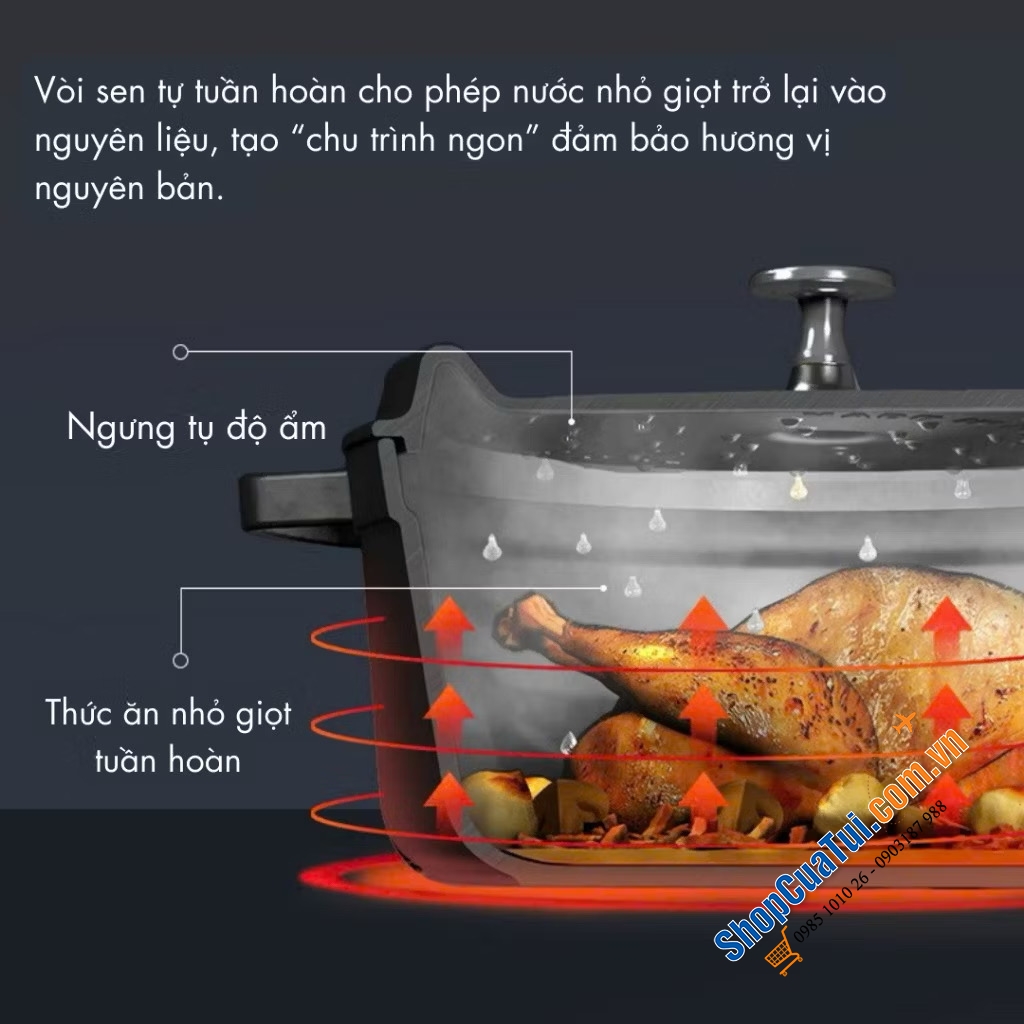 NỒI GANG STAUB CREAM XÁM 22 CM - HIẾM SALE - Màu WHITE TRUFFLE.