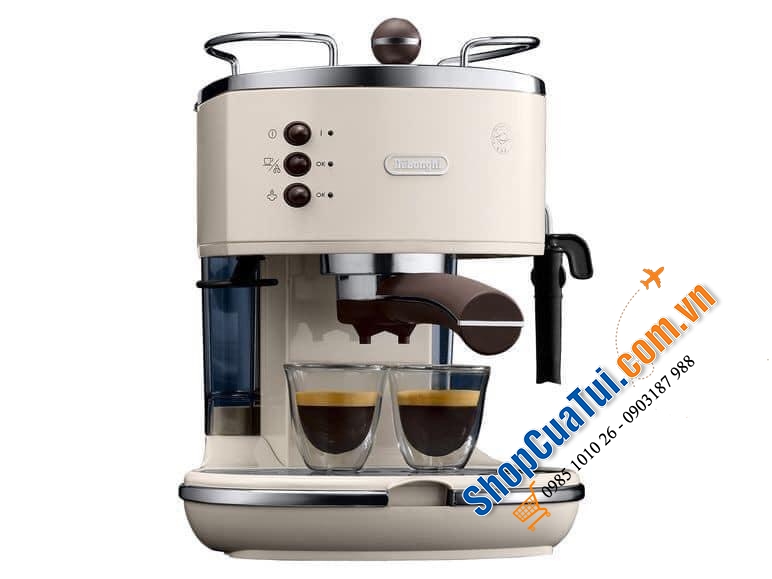 MÁY PHA CAFE Delonghi Espresso Siebträgermaschine ECOV 311 - phiên bản cao cấp của ECOV 310, phong cách retro cổ điển thanh lịch.