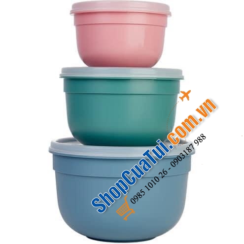 Set đựng thực phẩm Emsa Super line 3 món - MADE IN GERMANY