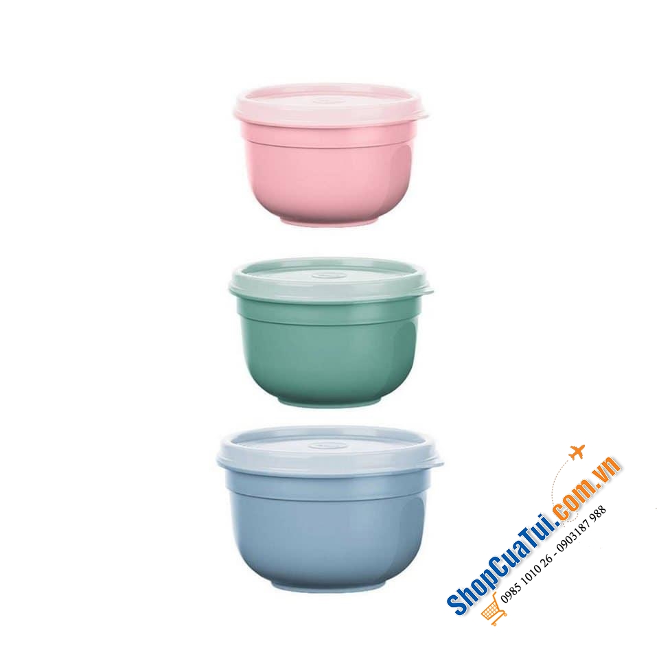 Set đựng thực phẩm Emsa Super line 3 món - MADE IN GERMANY