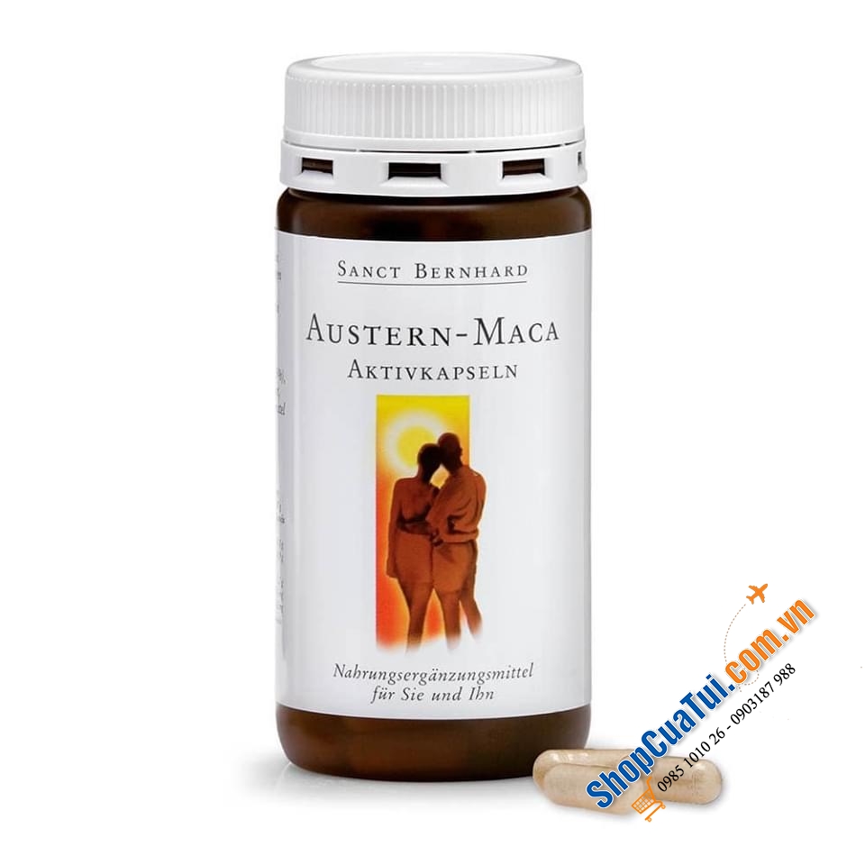 Thuốc Tăng Cường Sinh Lý Austern Maca Aktiv Kapseln, 120 Viên - hãng Sanct Bernhard - MADE IN GERMANY
