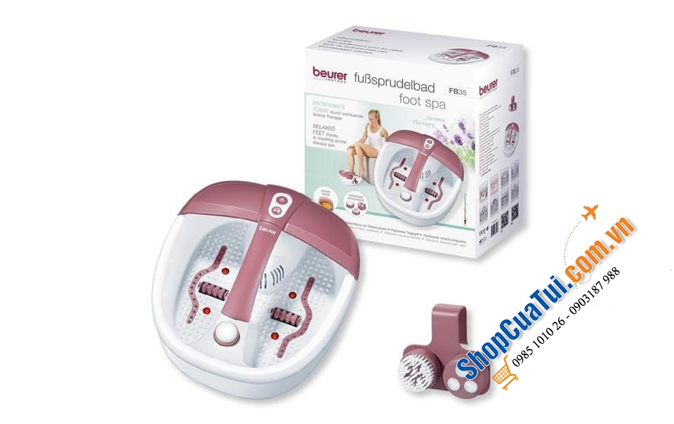 BỒN NGÂM CHÂN VÀ MASSAGE CHÂN BEURER FB35.