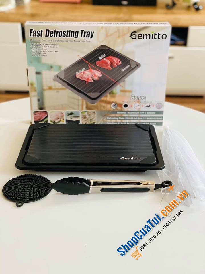 THỚT RÃ ĐÔNG GEMITTO KÈM KHAY HỨNG NƯỚC