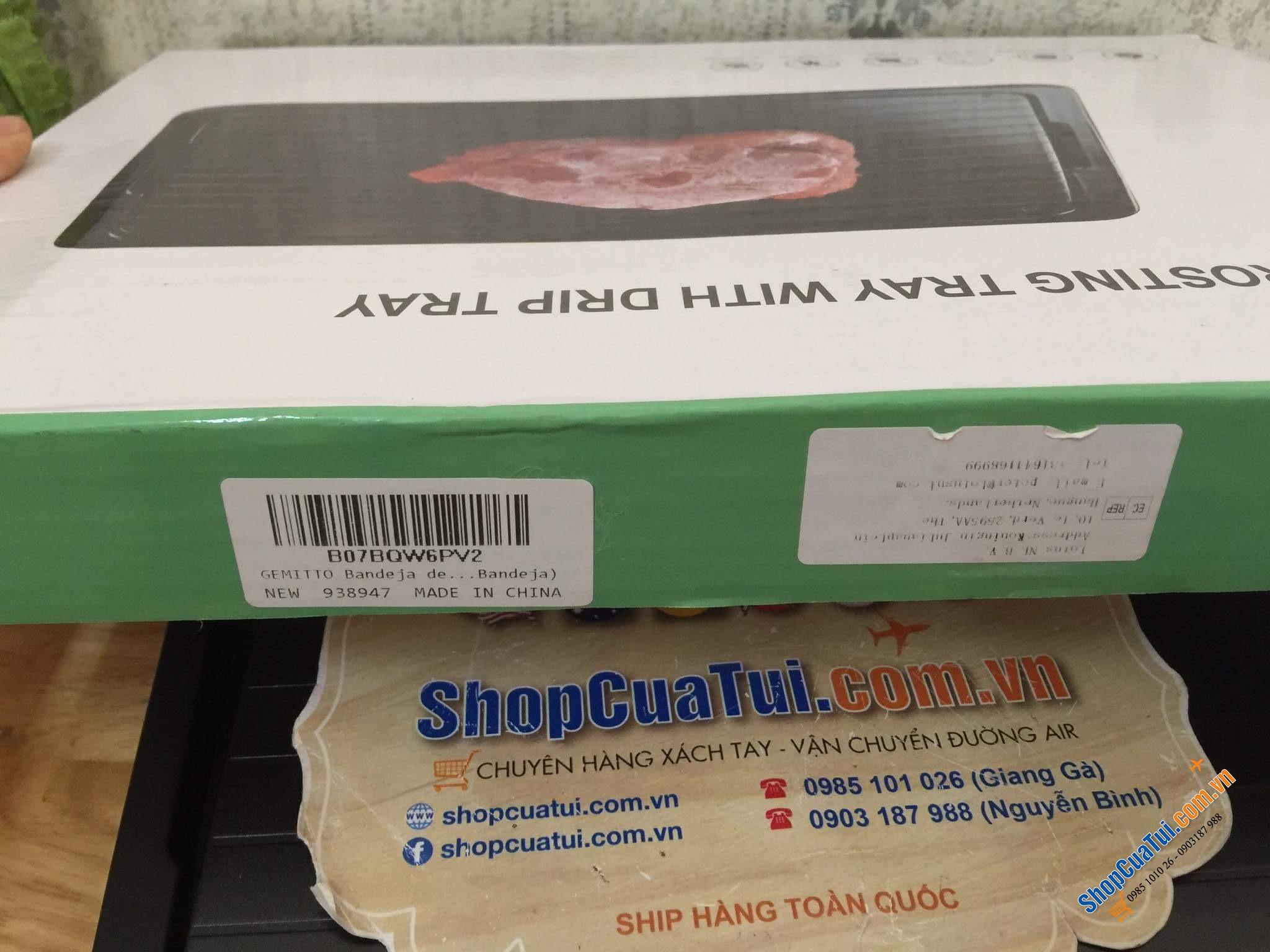 THỚT RÃ ĐÔNG GEMITTO KÈM KHAY HỨNG NƯỚC