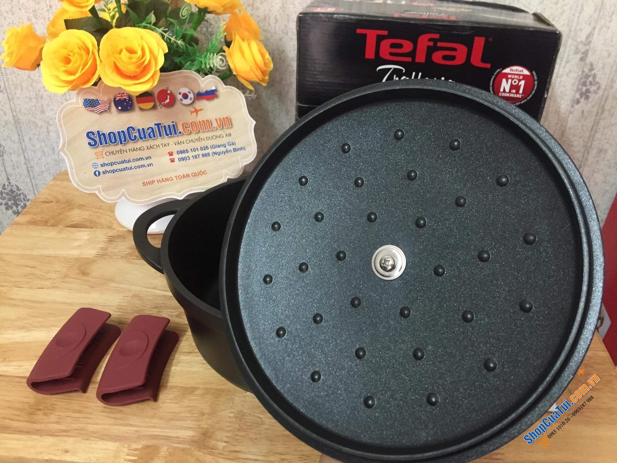 NỒI CHẢO TEFAL CHỐNG DÍNH 20 CM TRATTORIA SIÊU NHẸ.