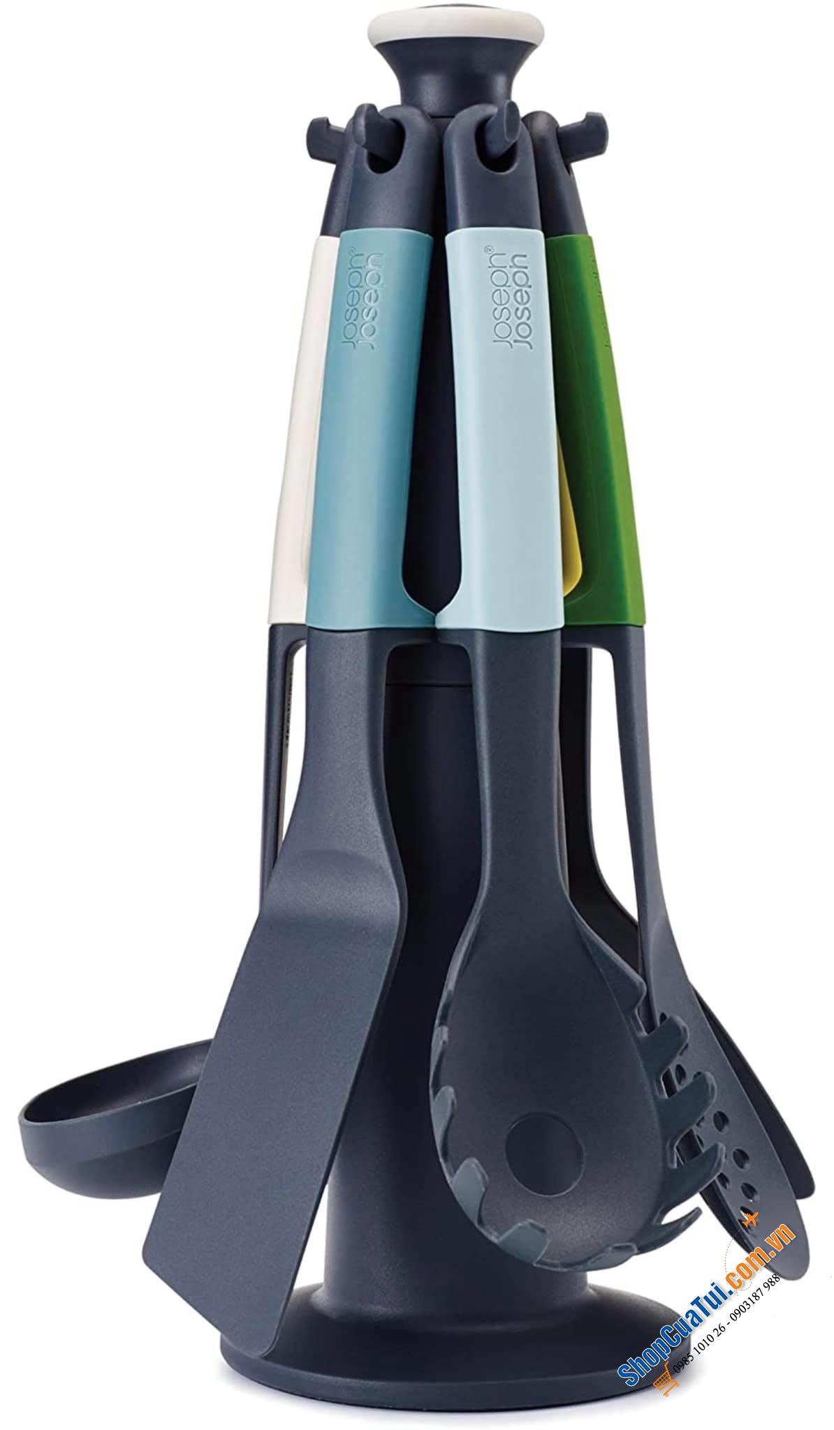 BỘ DỤNG CỤ NẤU Ăn JOSEPH JOSEPH 6 MÓN ELEVATE SẮC MÀU.