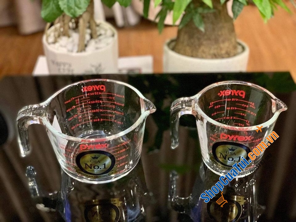 Set 3 cốc đo làm bánh PYREX.