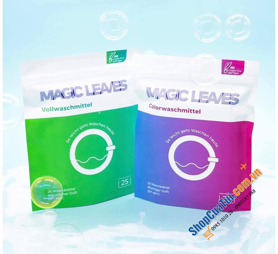 GIẤY GIẶT MAGIC LEAVES TÍCH HỢP HƯƠNG HOA THƠM TÂY TÂY - GIẢI PHÁP MỚI HỮU HIỆU GIẶT QUẦN ÁO.