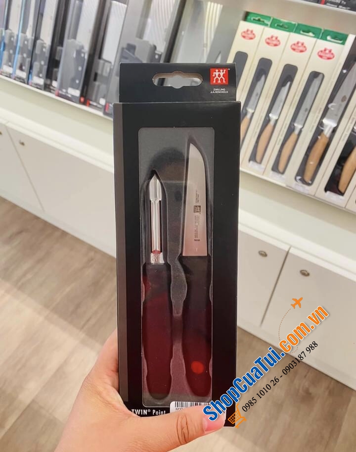 SET ĐÔI DAO GỌT TỈA VÀ NẠO ZWILLING POINT.