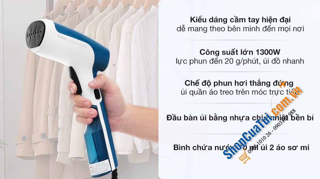 BÀN LÀ CẦM TAY TEFAL DT6130E0.