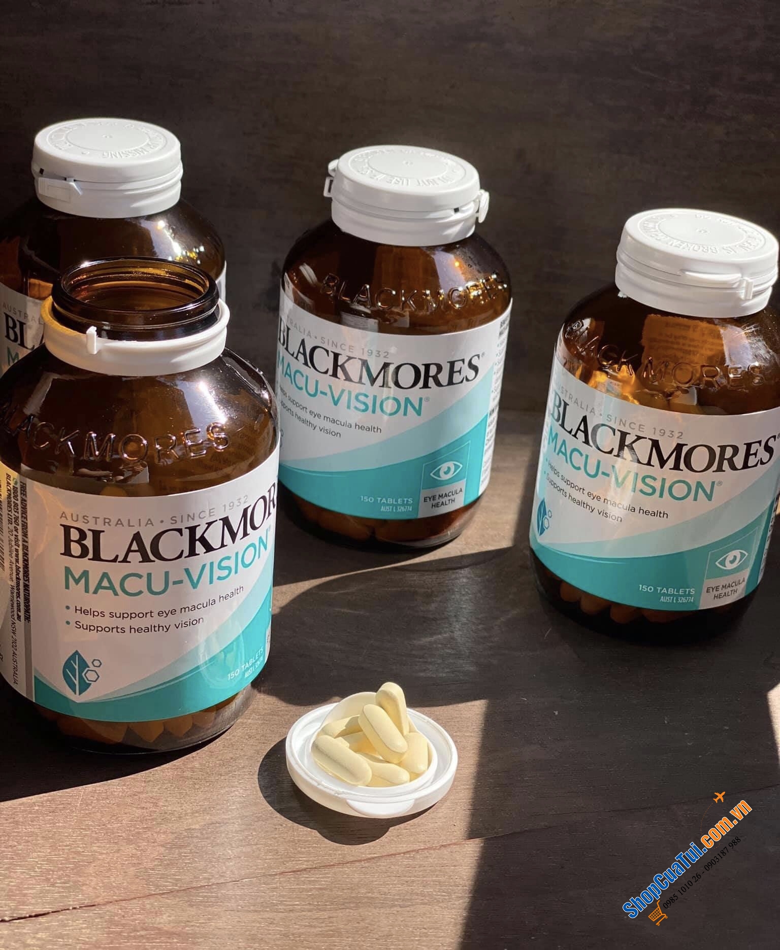 Blackmores Macu Vision 150 Tablets - Viên uống bổ mắt cao cấp