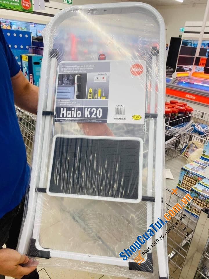 THANG 2 TẦNG HAILO CÓ TAY VỊN MÀU TRẮNG!