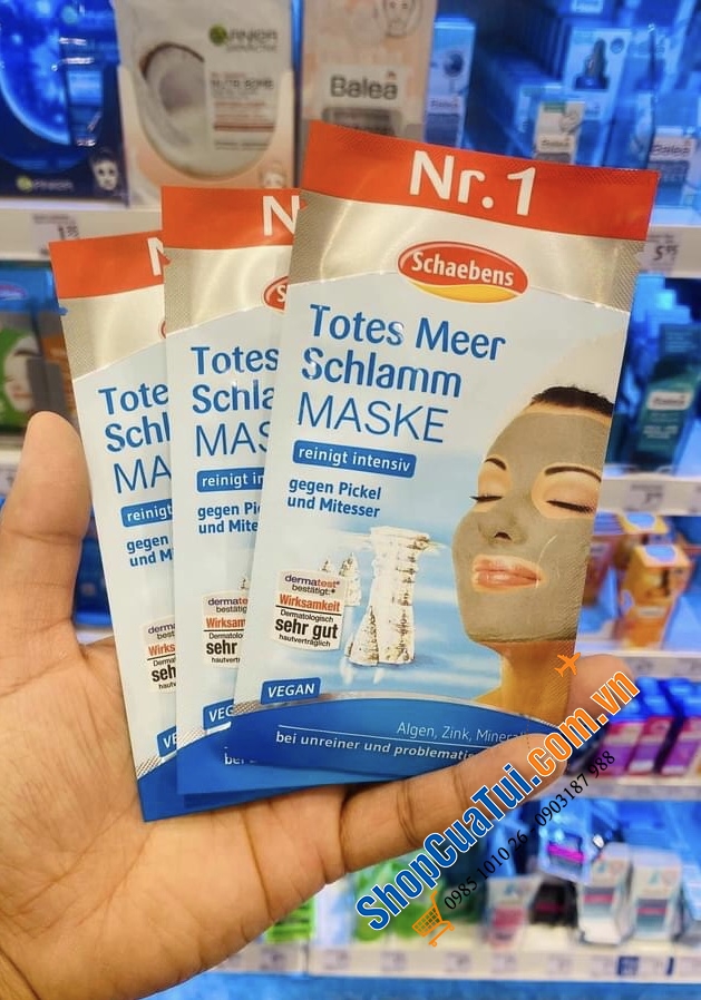 Mặt nạ bùn biển chết SCHAEBEN Totes Meer.