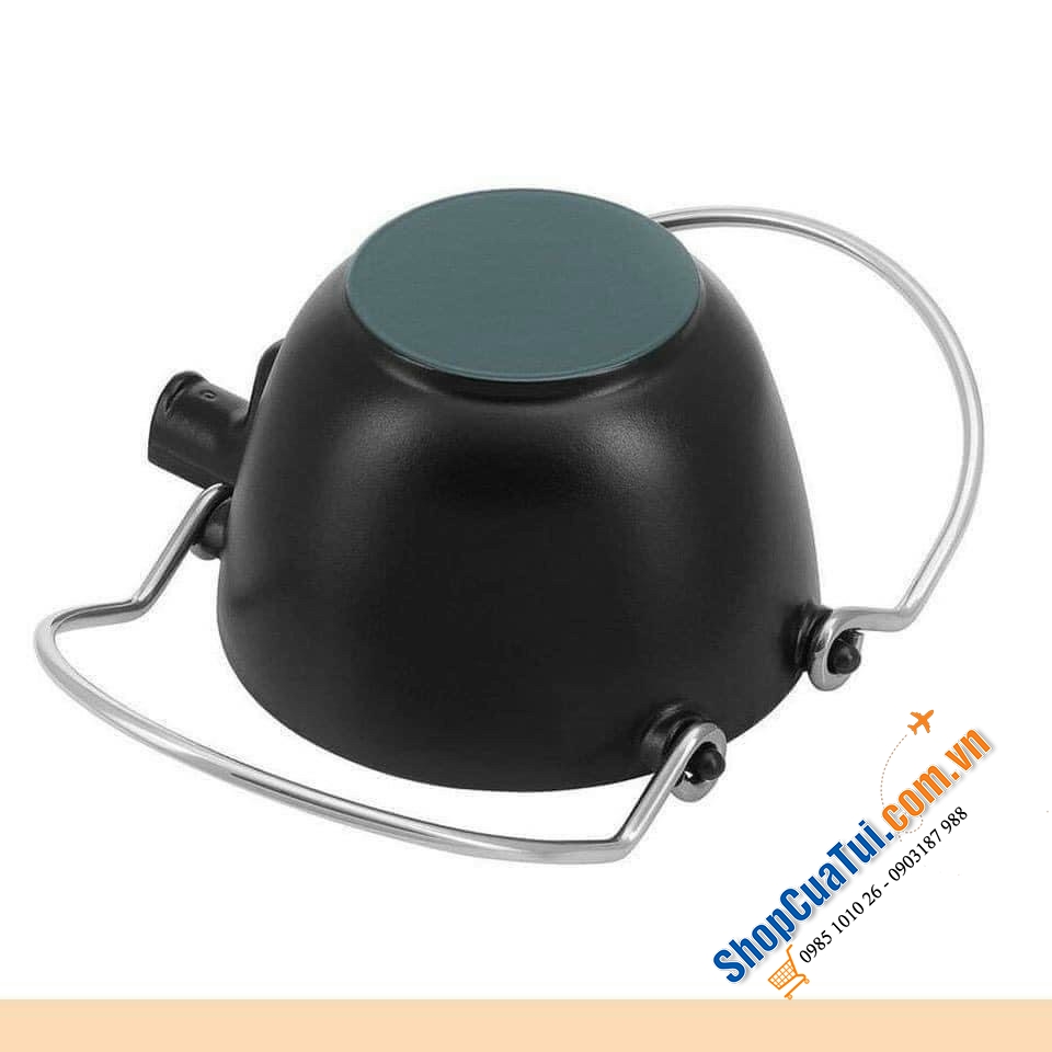ẤM ĐUN TRÀ GANG STAUB KÈM LÕI LỌC - MADE IN FRANCE. - Màu đen