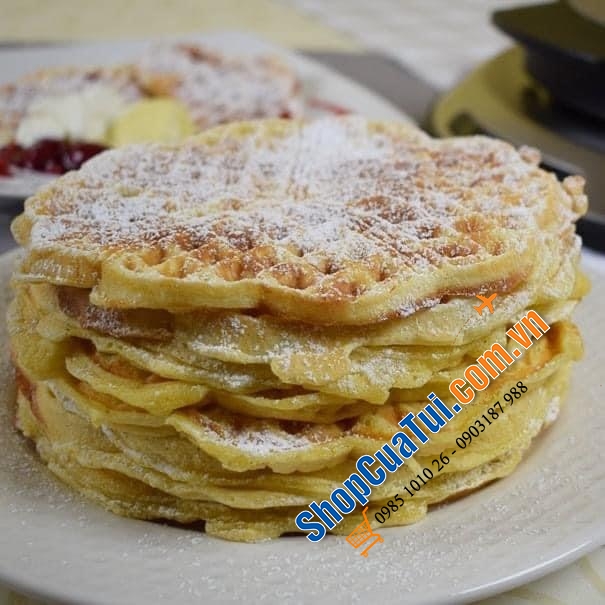 Món tráng miệng ngọt ngào hay đồ ăn nhẹ rất đơn giản với máy Waffel đến từ Severin - thương hiệu truyền thống 125 năm của Đức.